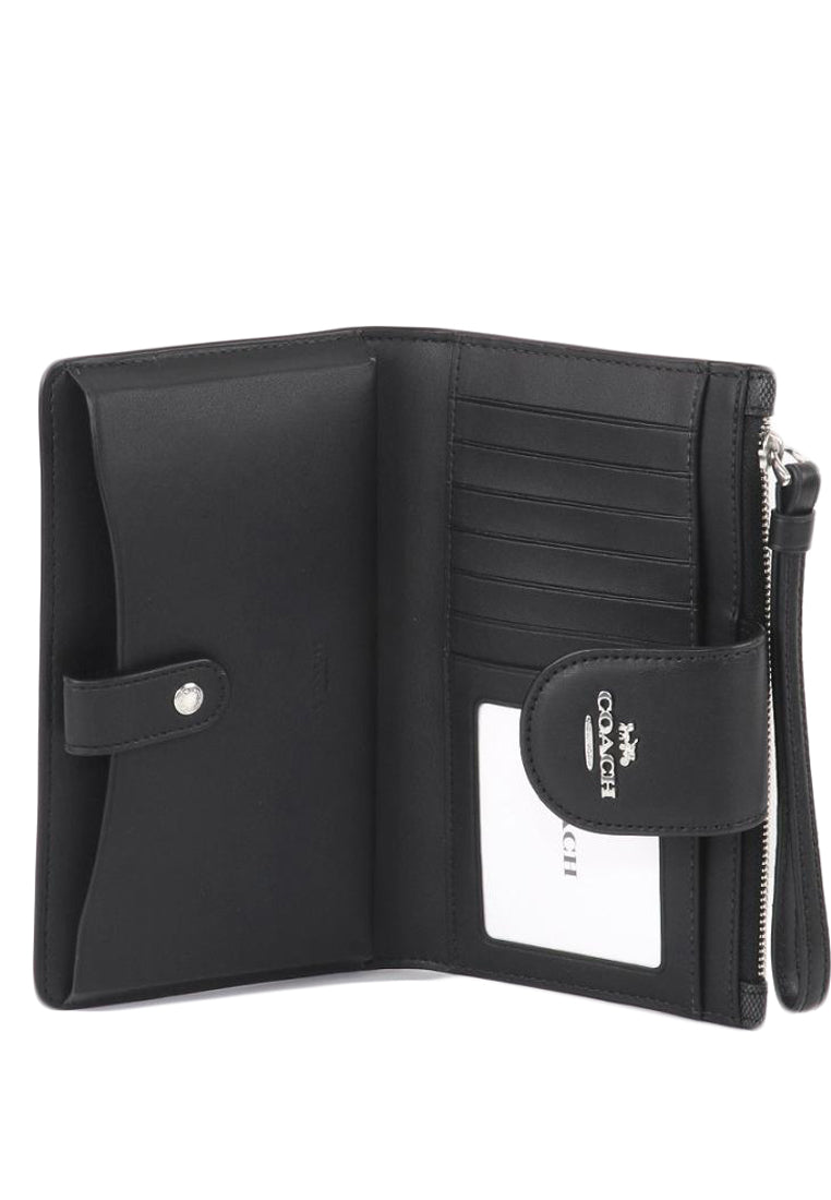 Coach Tech Wallet In Colorblock Signature Canvas - Black