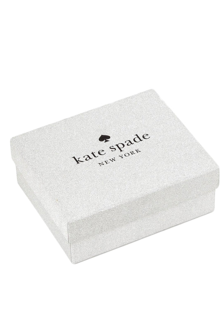 Kate Spade Shimmy Glitter Fabric Boxed Medium Compact Wallet - Black