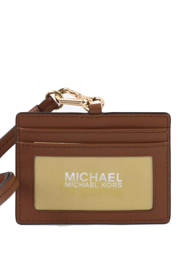 Michael Kors Jet Set Travel Signature ID Lanyard - Brown