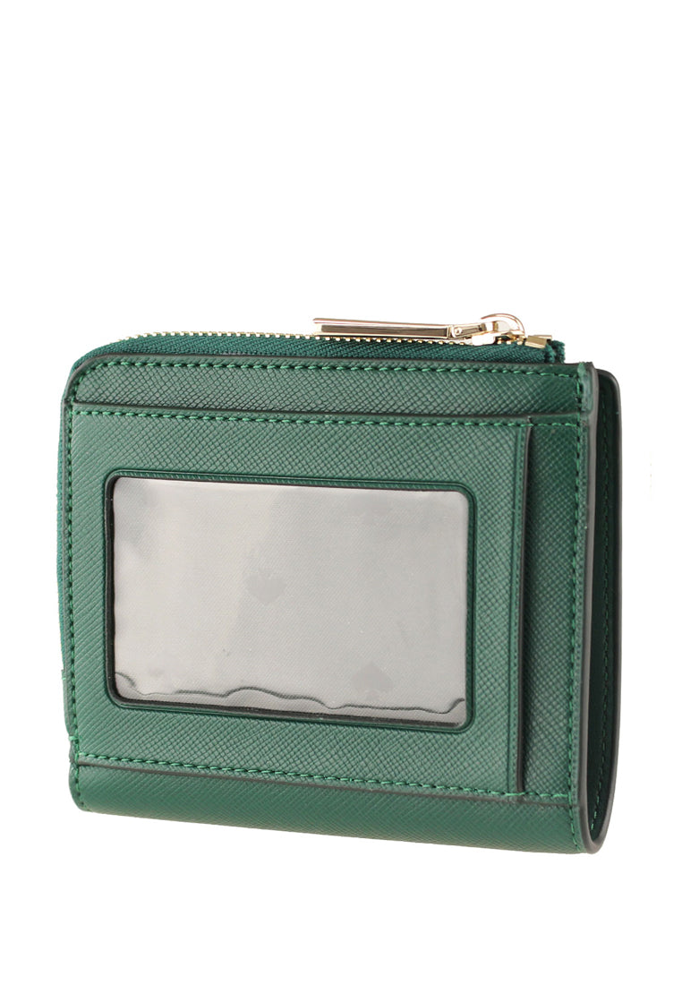 Kate Spade Schuyler Small L-Zip Bifold Wallet - Deep Jade