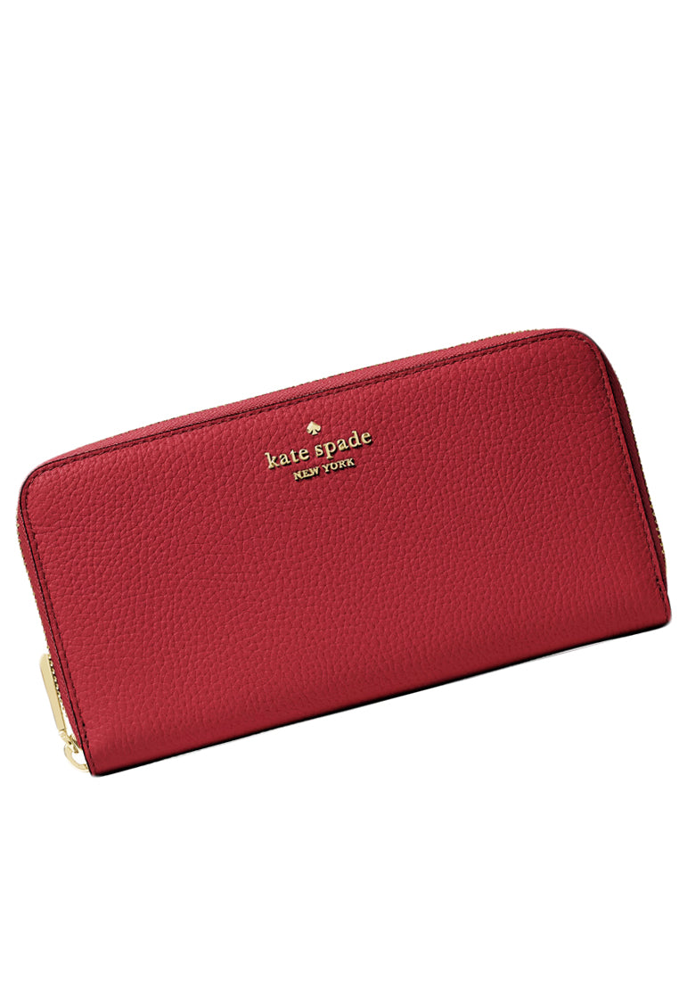 Kate Spade Leila Large Continental Wallet - Red Currant