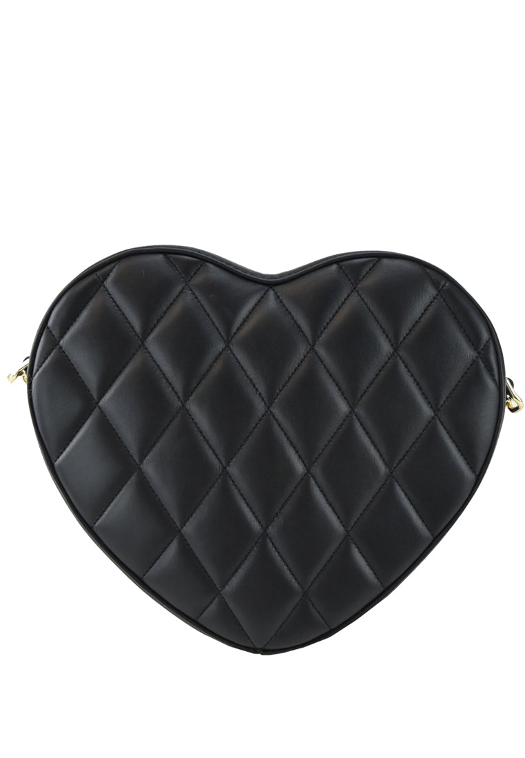 Kate Spade Love Shack Quilted Heart Crossbody Bag - Black