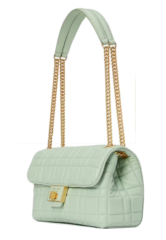 Kate Spade Evelyn Quilted Medium Convertible Shoulder Bag - Pistachio Green