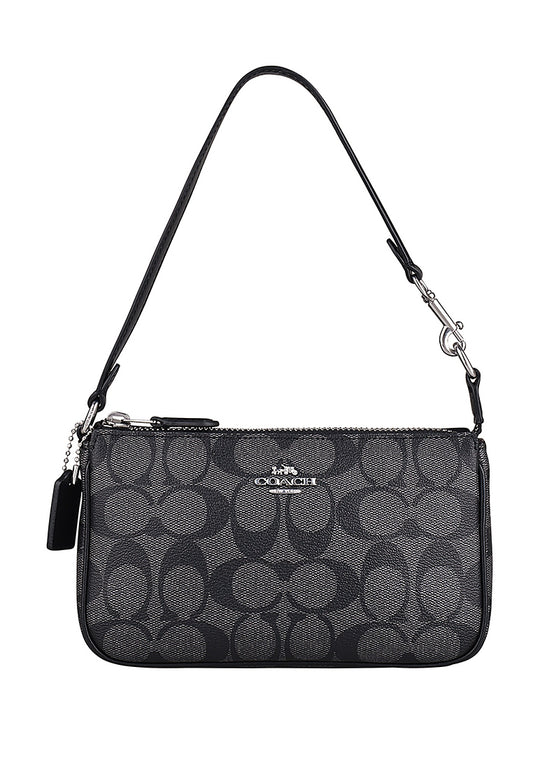 Coach Nolita 19 In Signature Canvas - Graphite/Black