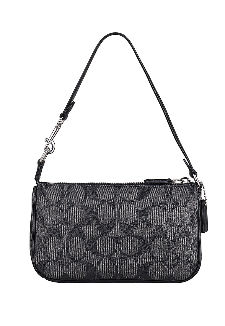 Coach Nolita 19 In Signature Canvas - Graphite/Black