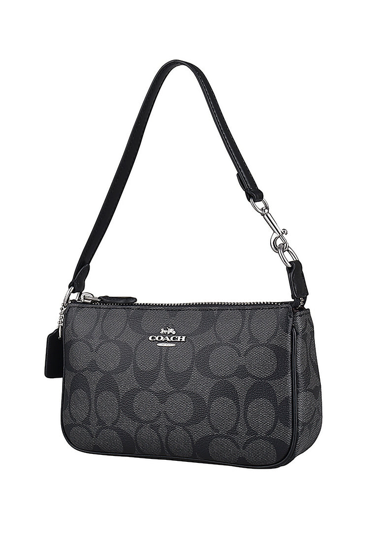 Coach Nolita 19 In Signature Canvas - Graphite/Black