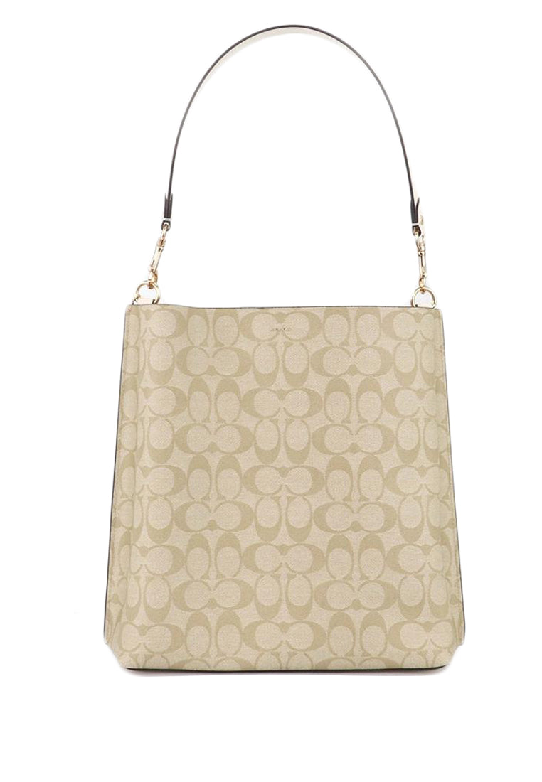 Coach Mollie Bucket Bag In Signature Canvas - Light Brown