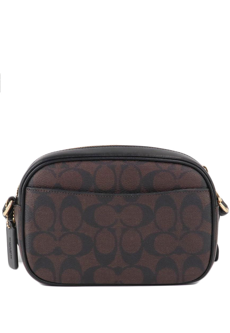 Coach Mini Jamie Camera Bag In Signature Canvas - Dark Brown