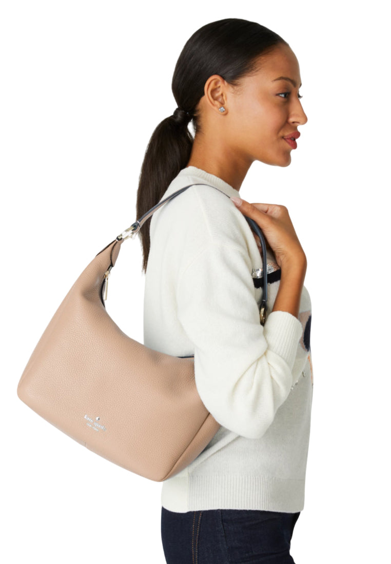 Kate Spade Leila Hobo Shoulder Bag - Warm Beige