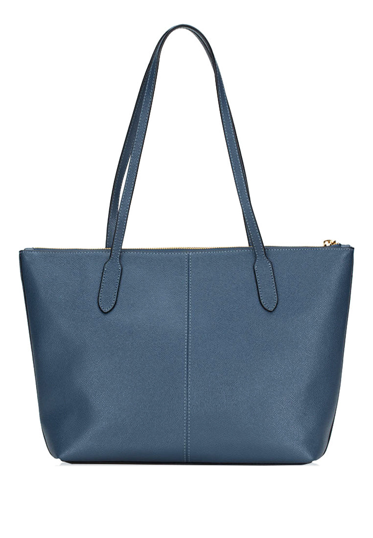 Coach Zip Top Tote - Denim