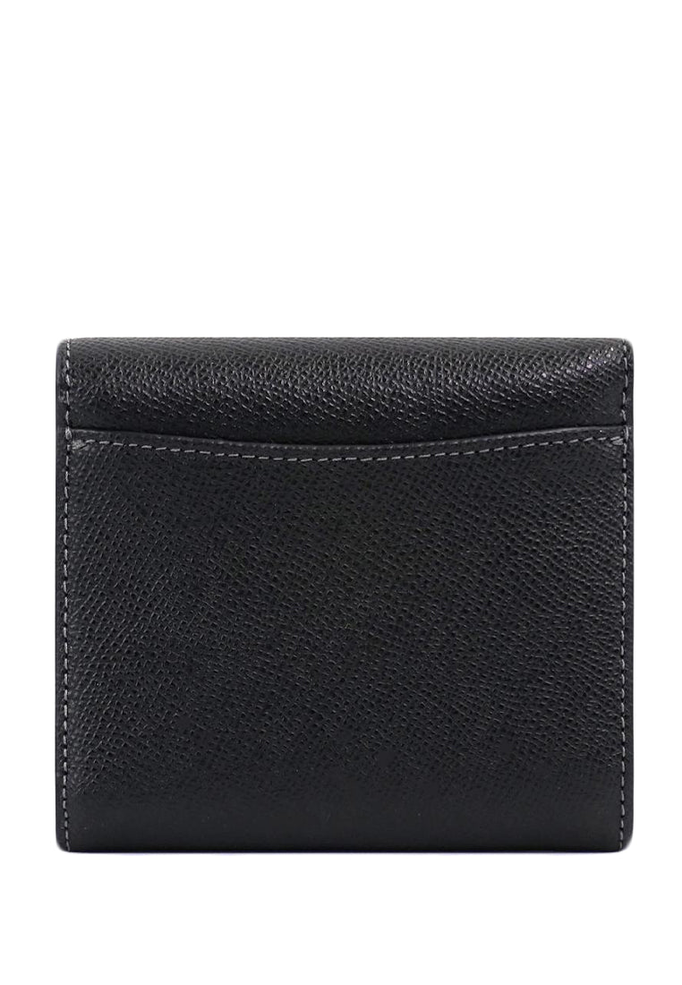 Coach Small Trifold Wallet - Black