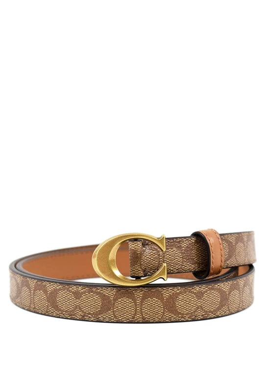 Coach Signature Bucket Belt - 18MM