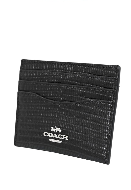 Coach Slim ID Card Case - Black