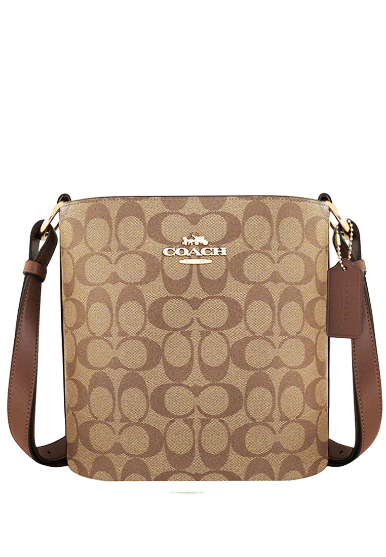 Coach Sophie Bucket Bag In Signature Canvas - Brown