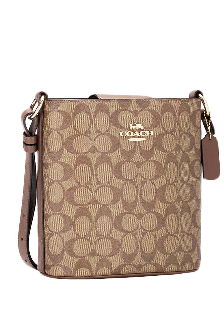 Coach Sophie Bucket Bag In Signature Canvas - Brown