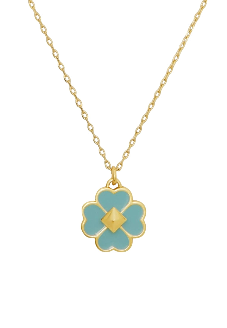 Kate Spade Spades & Studs Enamel Mini Pendant - Blue