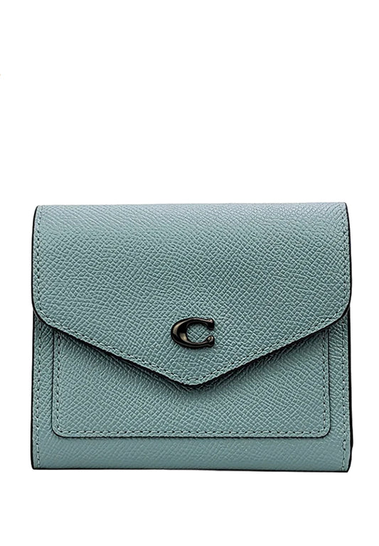 Coach Wyn Small Wallet - Sage Blue