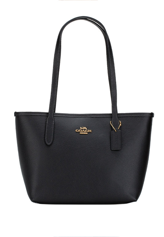 Coach Small City Tote Bag - Black