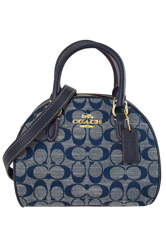 Coach Sydney Satchel In Signature Chambray - Denim