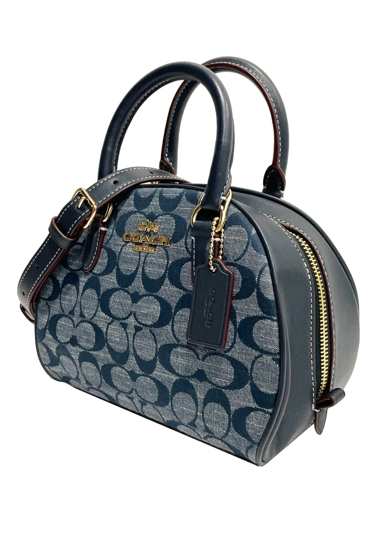 Coach Sydney Satchel In Signature Chambray - Denim