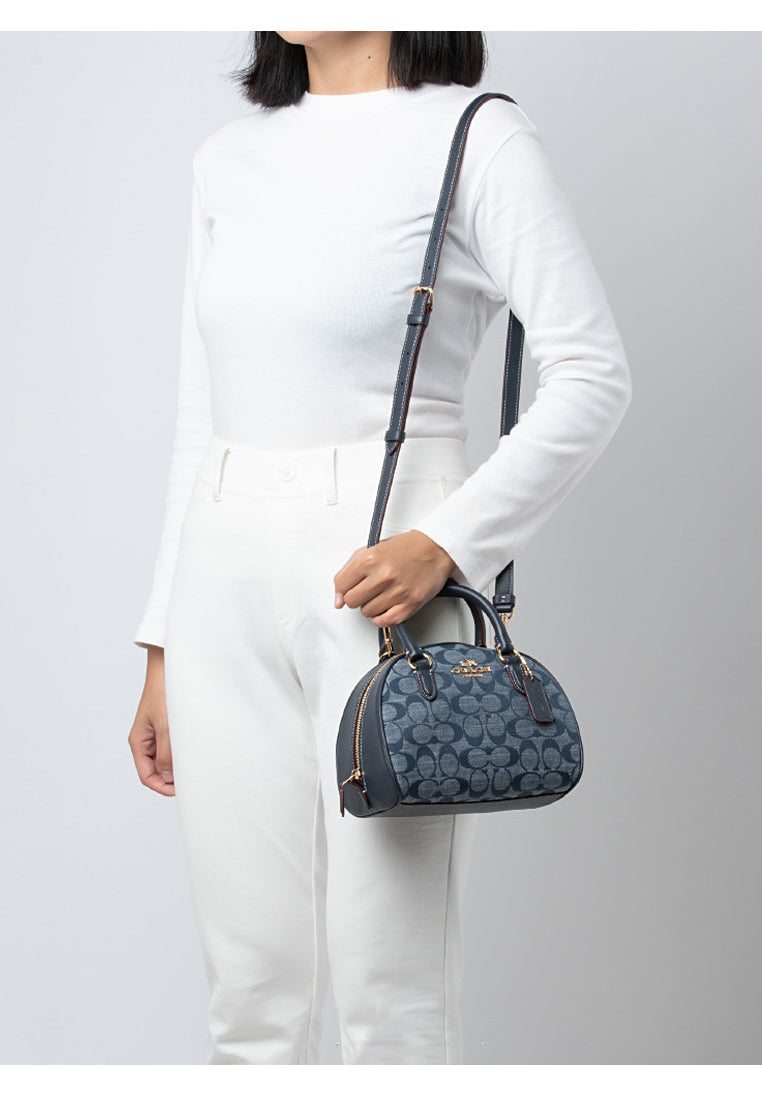 Coach Sydney Satchel In Signature Chambray - Denim