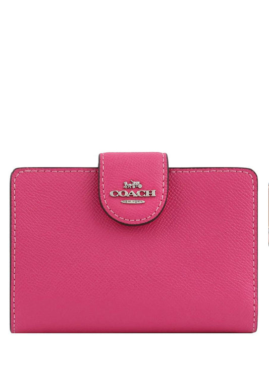 Coach Medium Corner Zip Wallet - Petunia