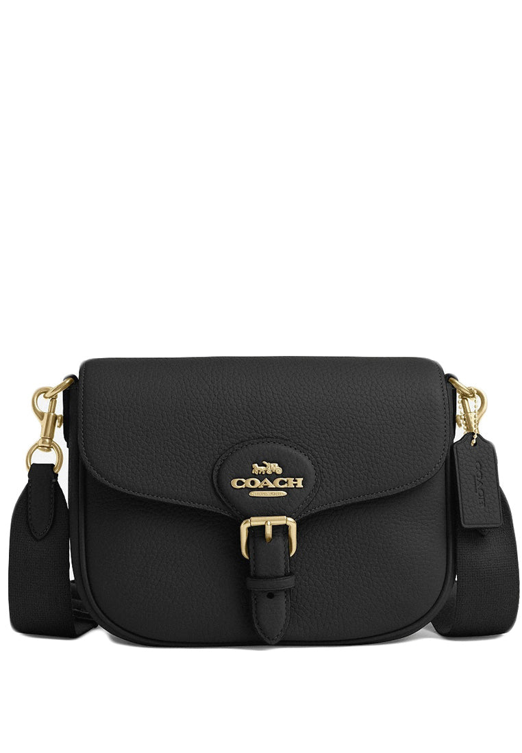 Coach Amelia Saddle Bag - Black