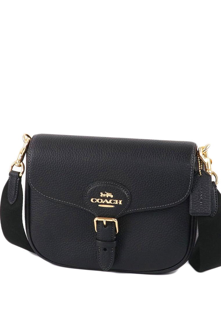 Coach Amelia Saddle Bag - Black