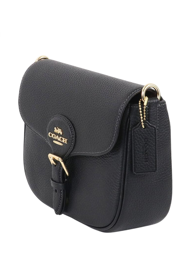 Coach Amelia Saddle Bag - Black