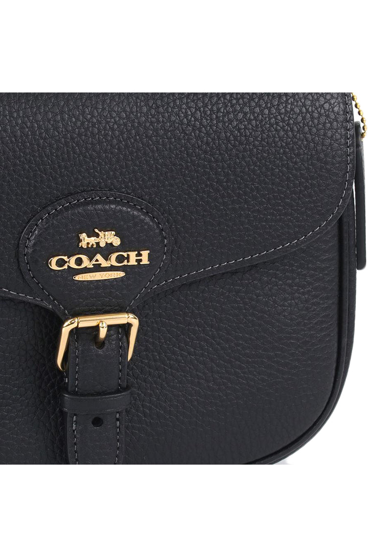 Coach Amelia Saddle Bag - Black