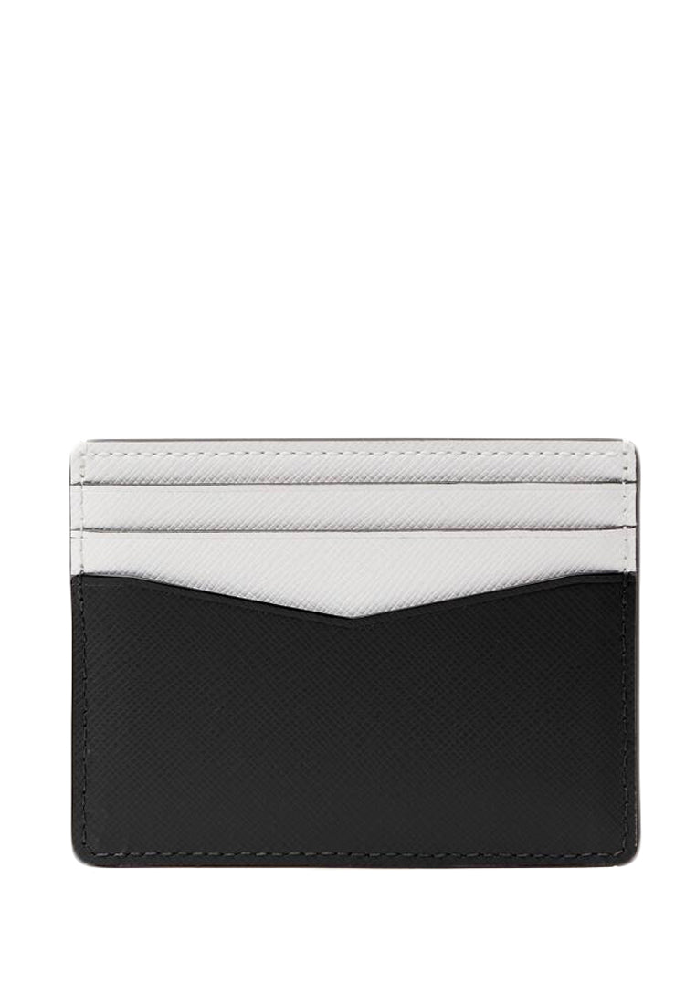 Kate Spade Staci Small Slim Card Holder - Black/Multi