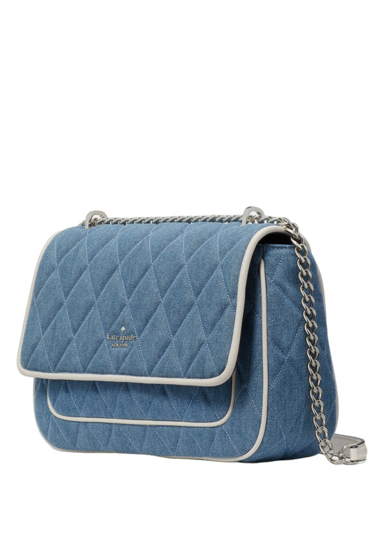 Kate Spade Carey Medium Flap Shoulder Bag - Denim