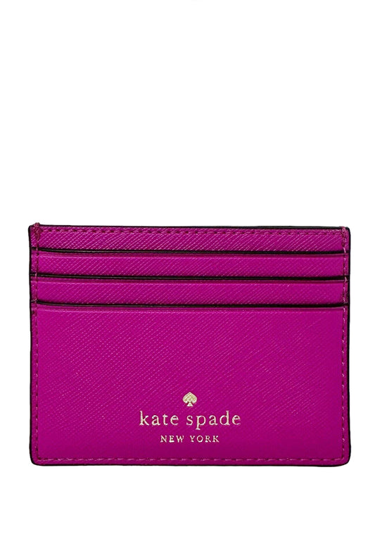 Kate Spade Schuyler Small Slim Card Holder - Baja Rose