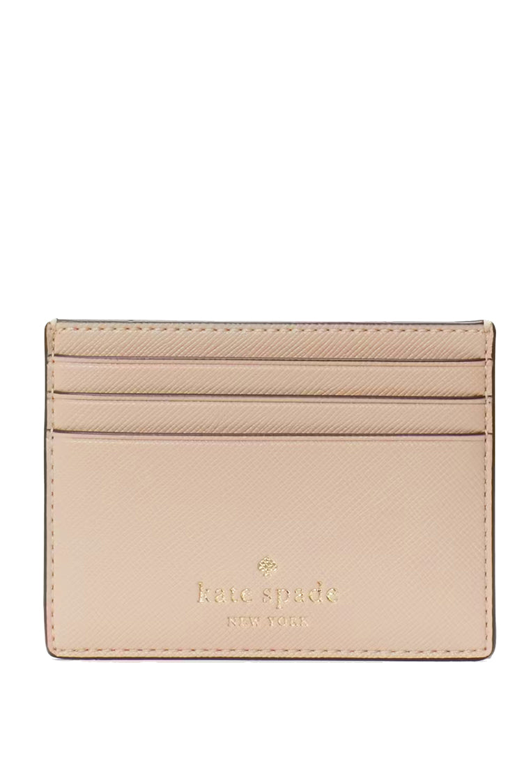 Kate Spade Schuyler Small Slim Card Holder - Warm Beige