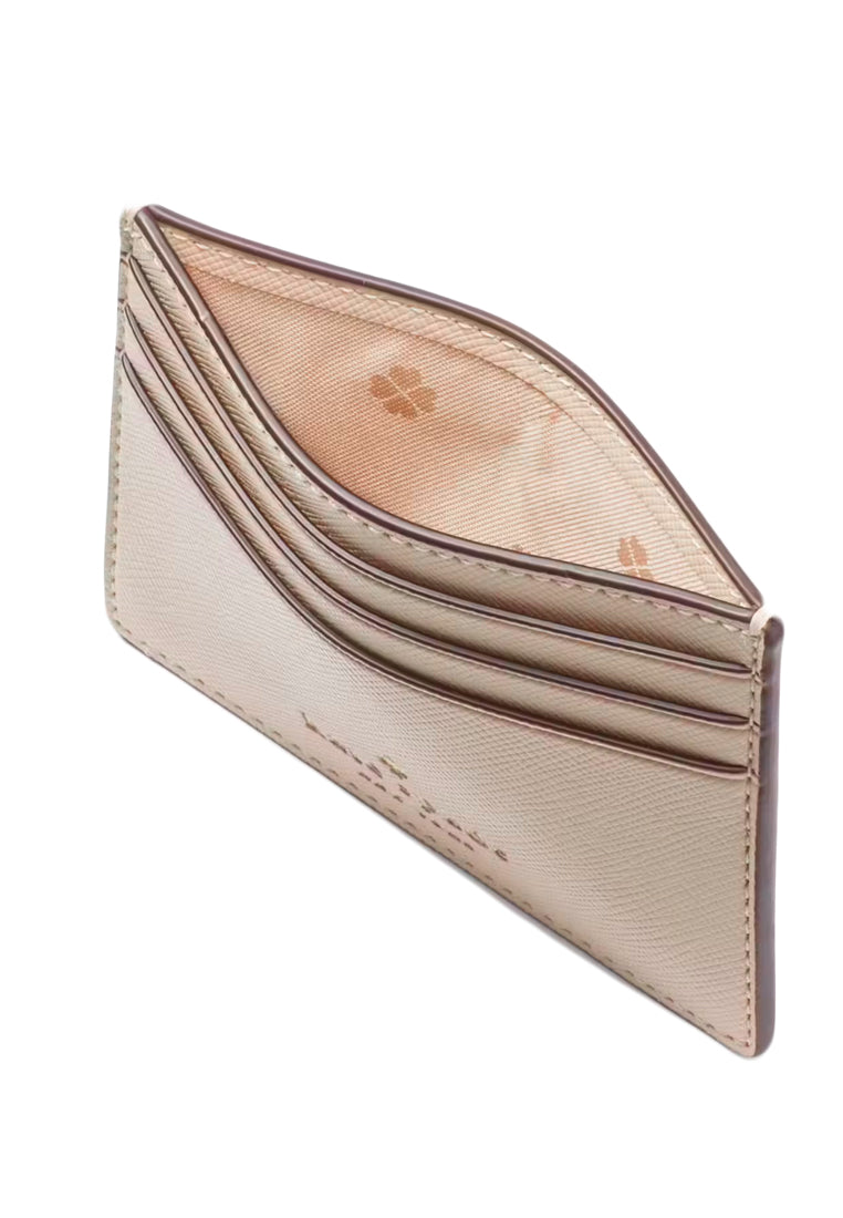 Kate Spade Schuyler Small Slim Card Holder - Warm Beige