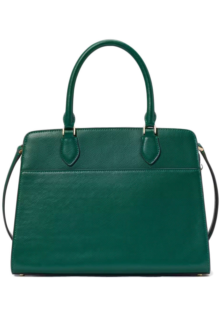 Kate Spade Madison Saffiano Leather Medium Satchel - Deep Jade