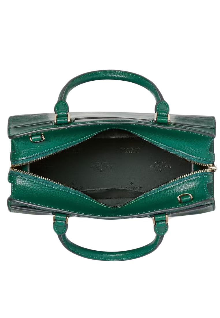 Kate Spade Madison Saffiano Leather Medium Satchel - Deep Jade