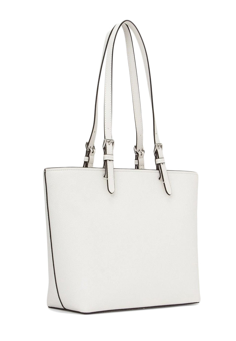 Michael Kors Jet Set Medium Pocket Tote Bag - White