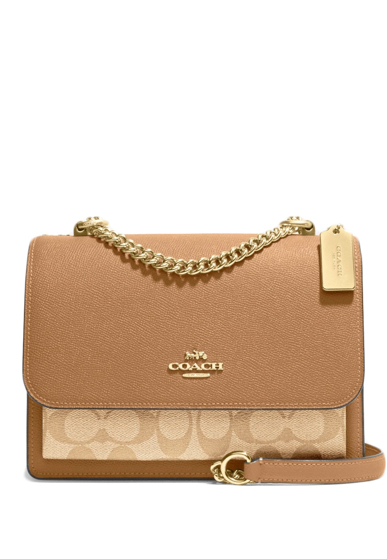 Coach Klare Crossbody In Signature Canvas - Light Brown