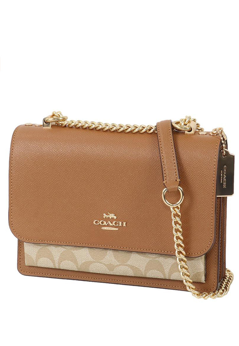 Coach Klare Crossbody In Signature Canvas - Light Brown