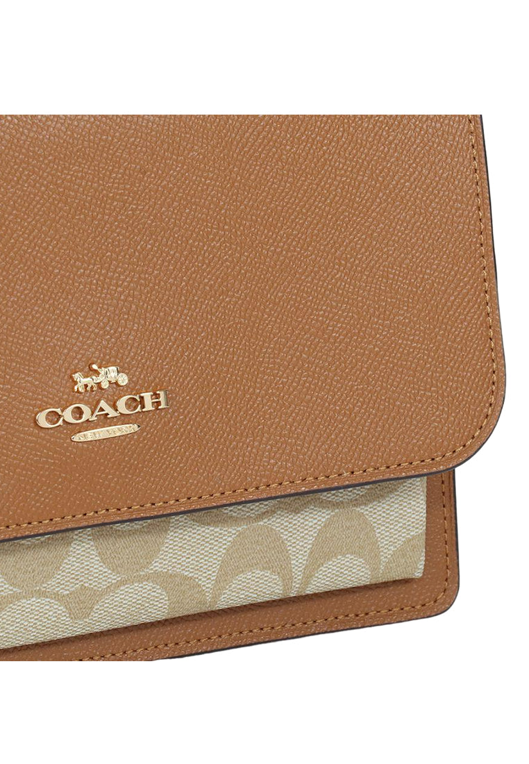 Coach Klare Crossbody In Signature Canvas - Light Brown