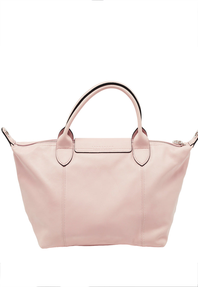 Longchamp Le Pliage Cuir LGP Small Top Handle - Light Pink