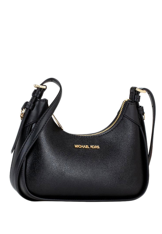 Michael Kors Wilma Small Leather Crossbody Bag - Black