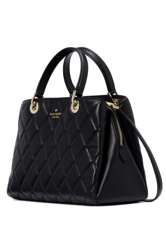 Kate Spade Carey Quilted Sullivan Satchel - Black