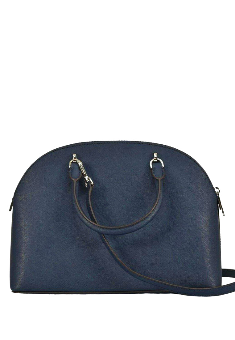 Michael Kors Emmy Large Dome Satchel - Navy