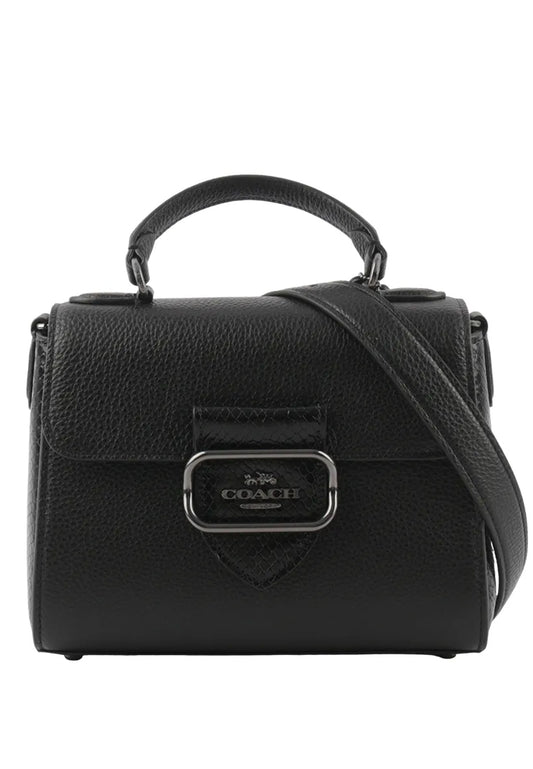 Coach Morgan Top Handle Satchel - Black