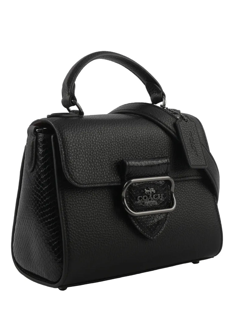 Coach Morgan Top Handle Satchel - Black