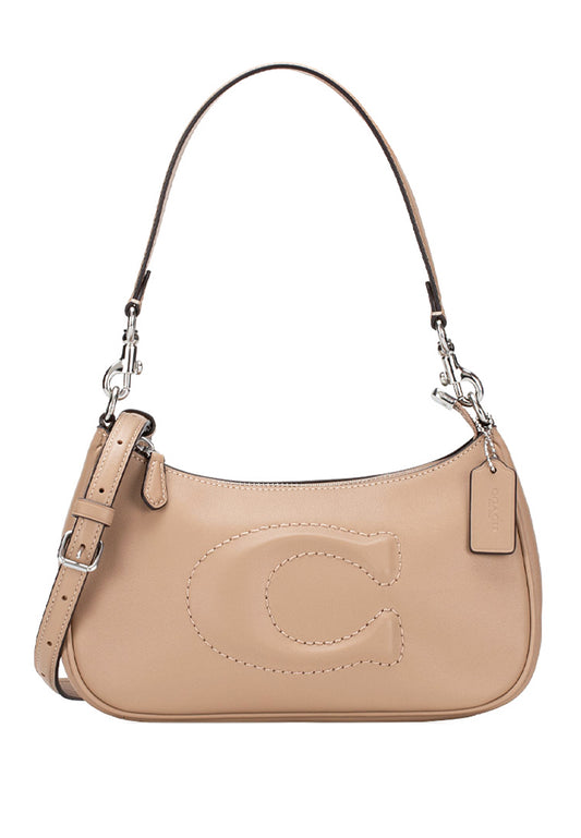 Coach Teri Shoulder Bag - Taupe Beige