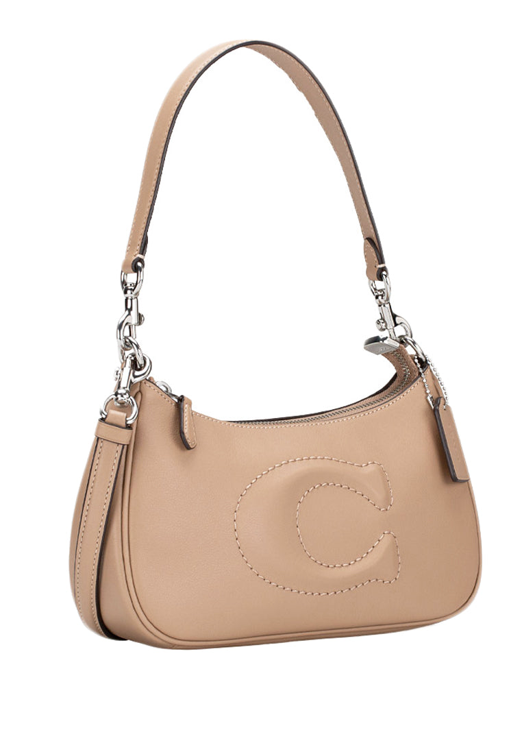 Coach Teri Shoulder Bag - Taupe Beige