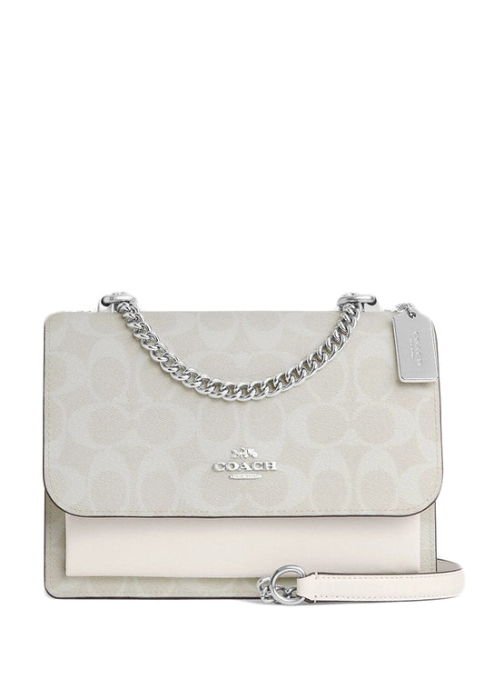 Coach Klare Crossbody In Signature Canvas - Glacier White